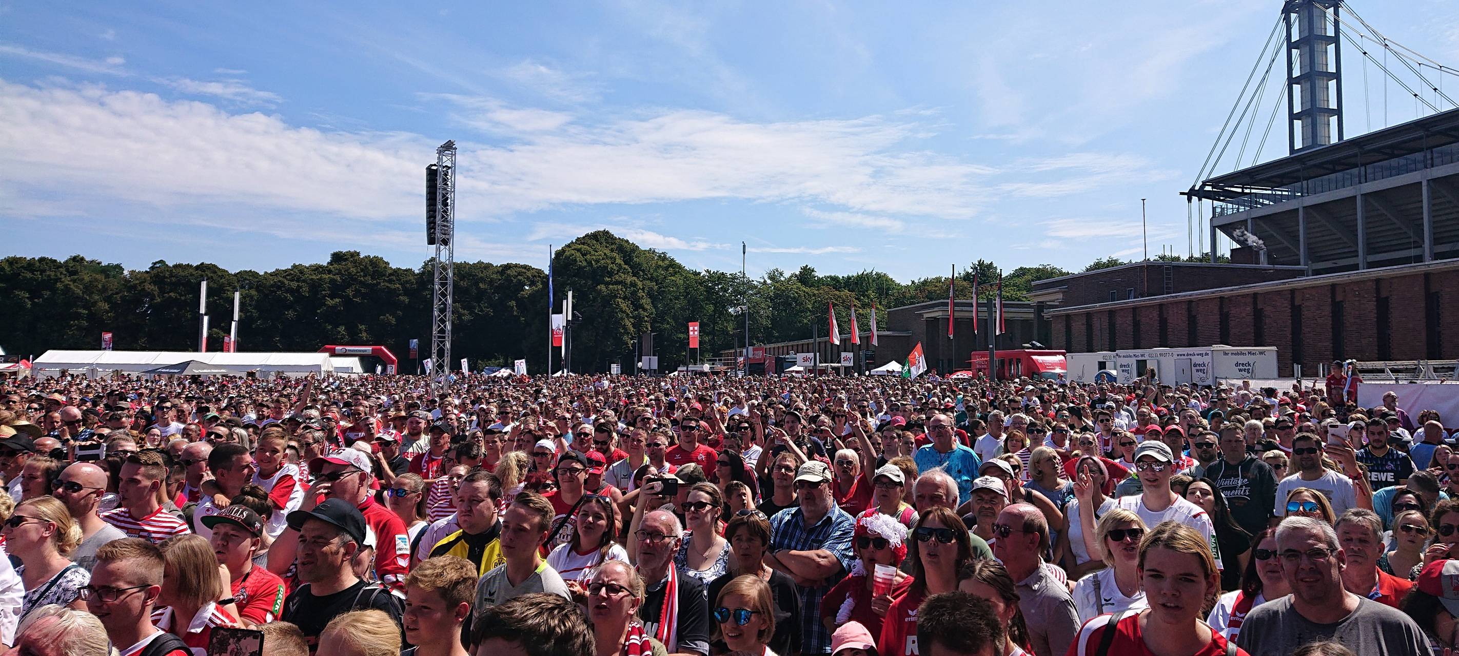 Saisoneröffnungsfeier beim 1. FC Köln