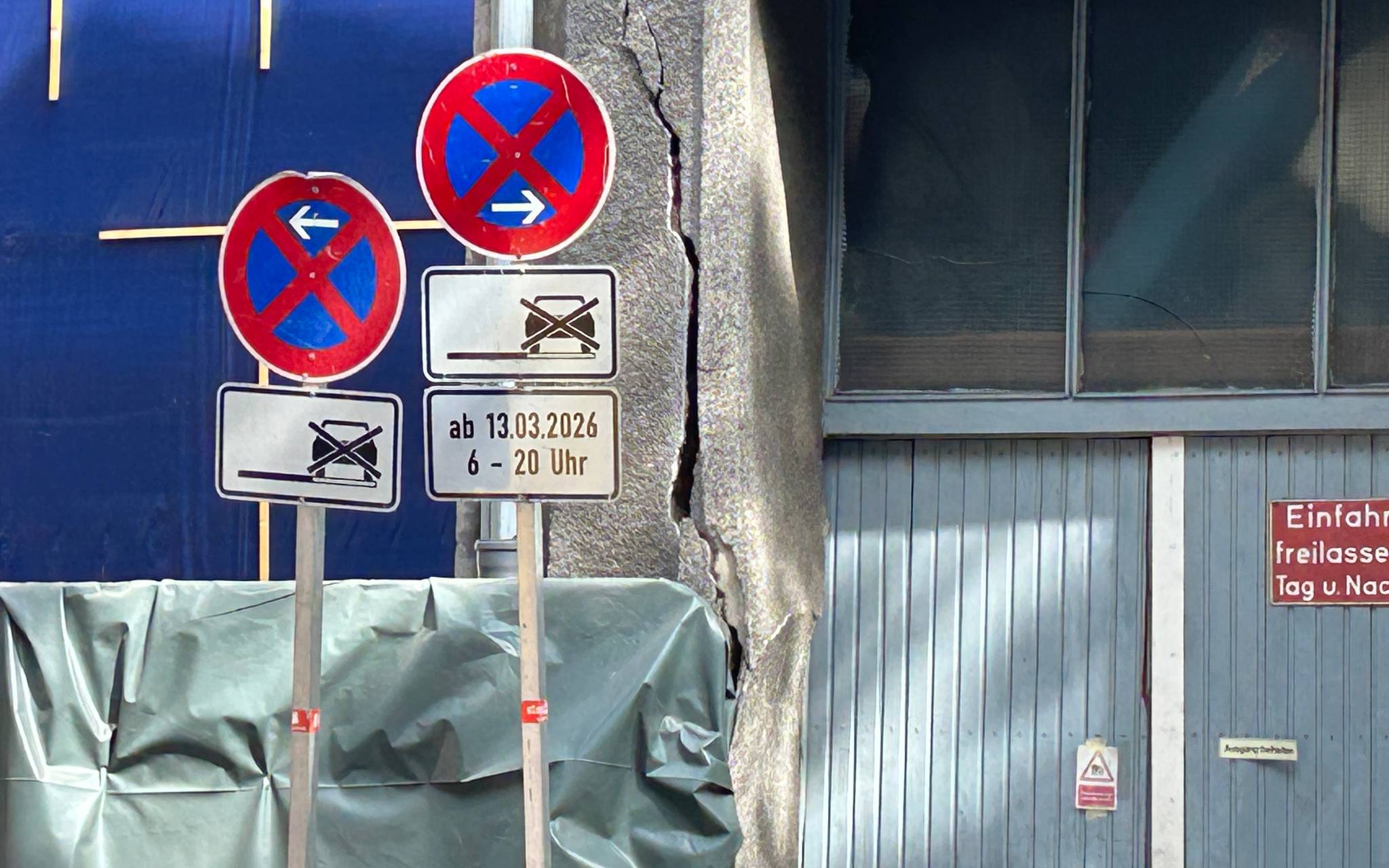 Einige Bewohner nach Einsturzgefahr wieder zurück