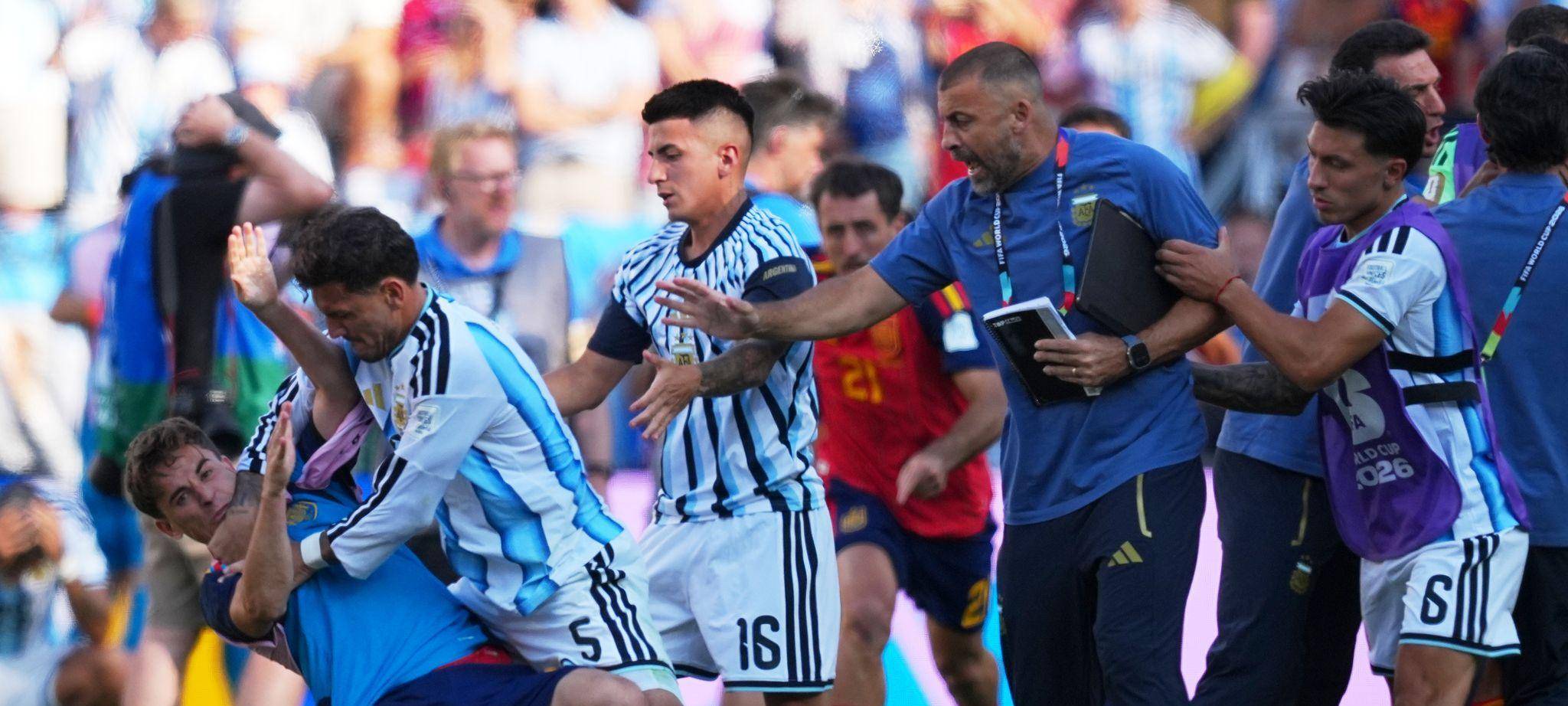 Vorfälle nach dem WM-Finale Spanien-Argentinien