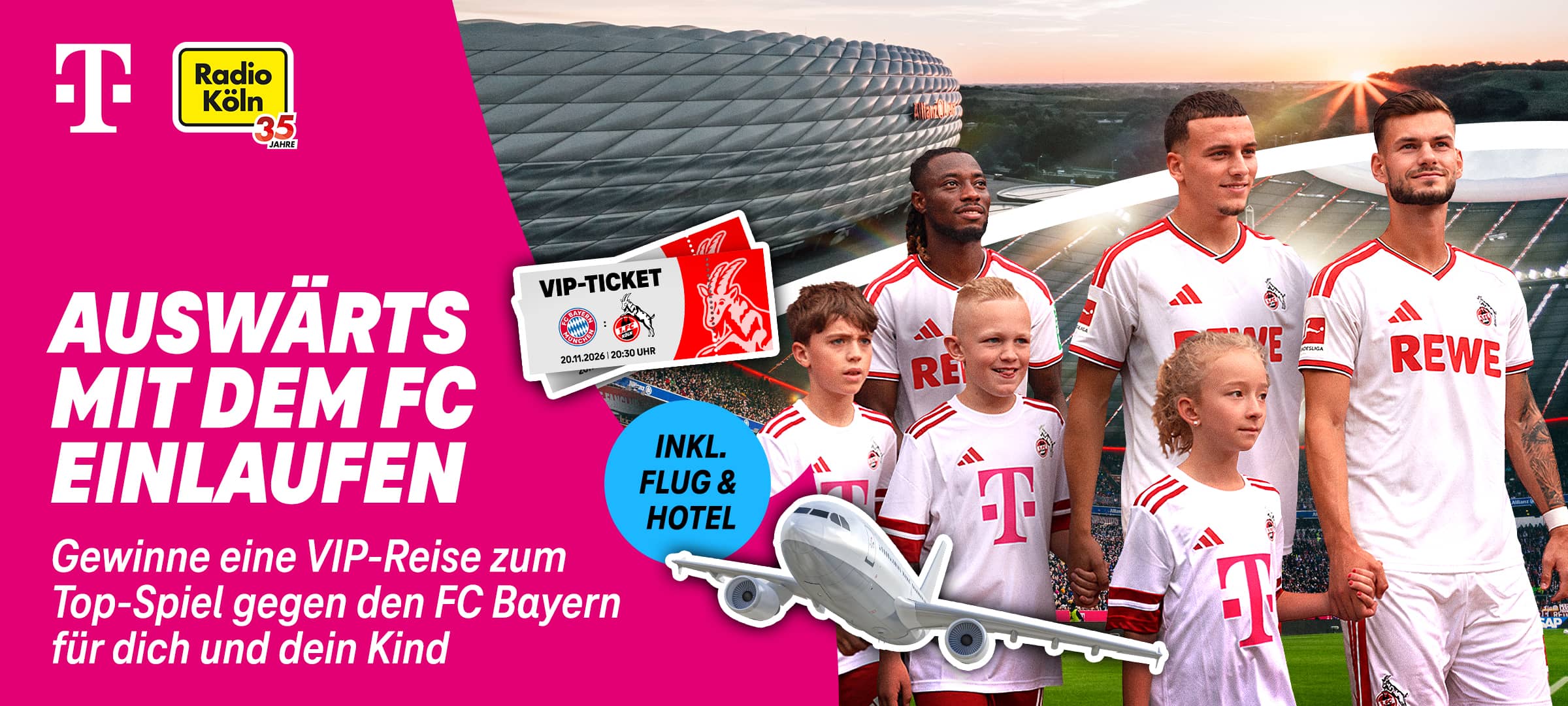 Kleine FC Fans GANZ GROSS
